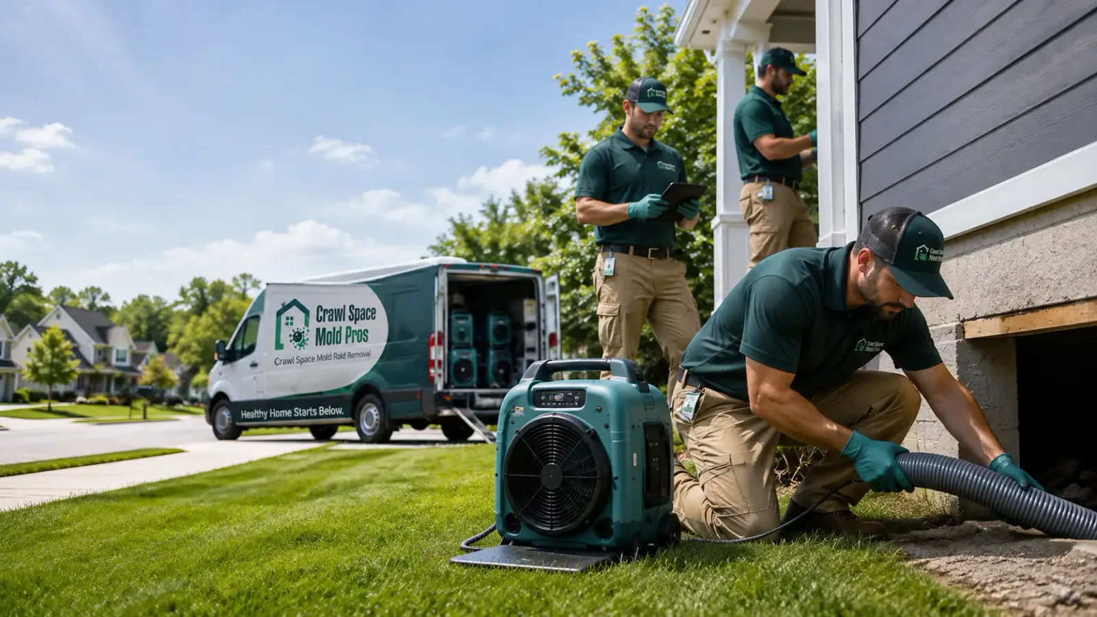Crawl Space Mold Removal in Middlefield, CT